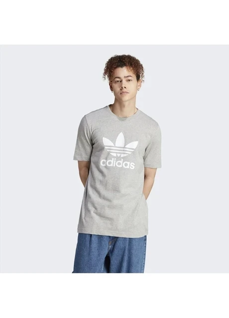 Футболка чоловіча Adidas Adicolor Classics Trefoil Tee Grey (IM4504) — фото 3