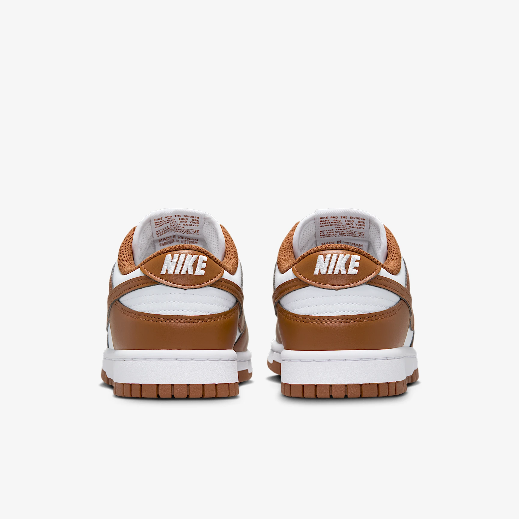 Кросівки унісекс Nike Dunk Low (біло/коричневі) — фото 5