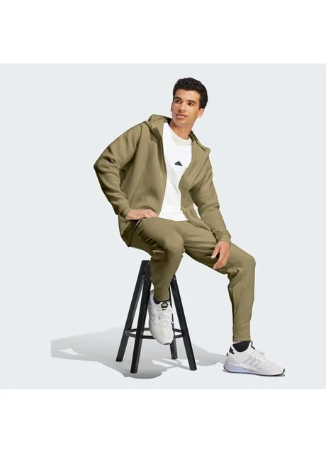 Кофта чоловіча Adidas Z.N.E. Premium Full-Zip Hooded Track Jacket Olive (IN5090) — фото 5