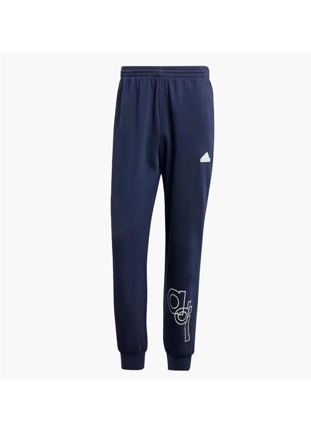 Брюки чоловічі Adidas Fleece Grafity Print Blue (IS2012) — фото 1