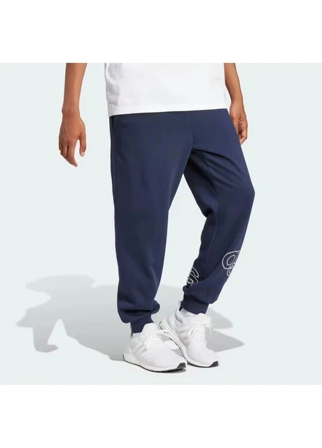 Брюки чоловічі Adidas Fleece Grafity Print Blue (IS2012) — фото 5