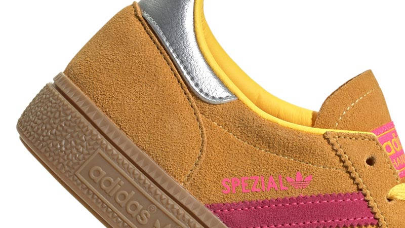 Кросівки жіночі Adidas Handball Spezial Orange (JI1406) — фото 6