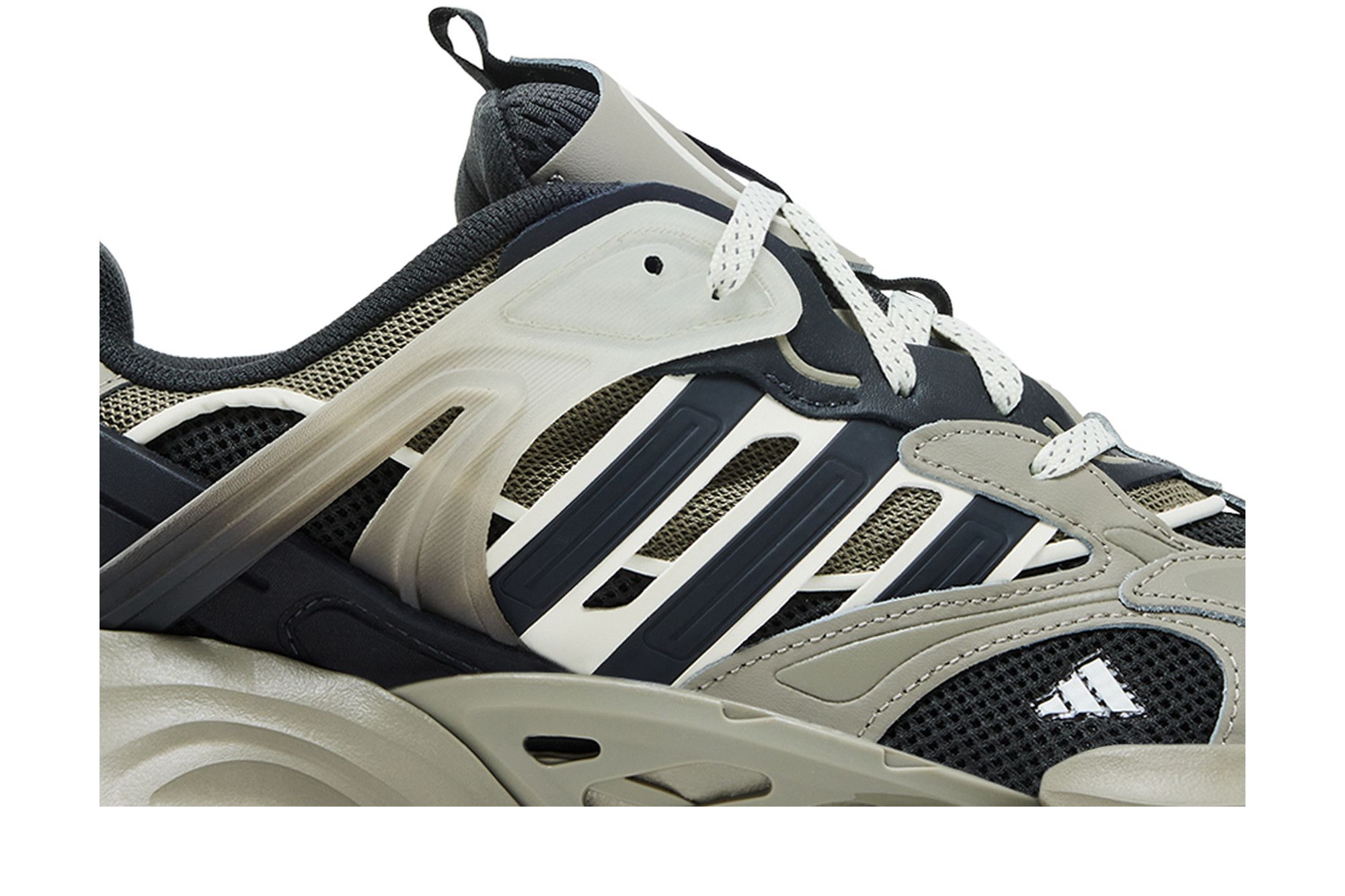 Кросівки Adidas XLG Runner Deluxe Egg Stone Silver Gray Carbon Black — фото 3