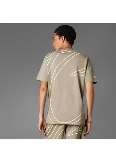 Футболка чоловіча Adidas Bellingham Beige (JY1876) — фото 5