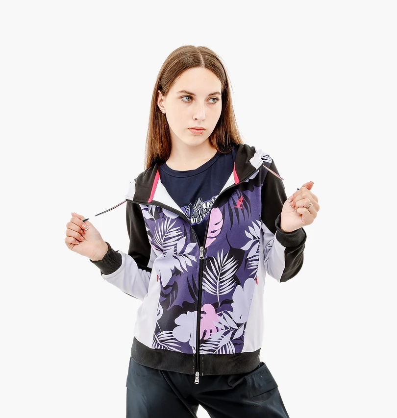 Кофта жіночі Australian Flowers Hoodie Elastic Fleece Insert Jacket (LSDGC0009-465) — фото 2