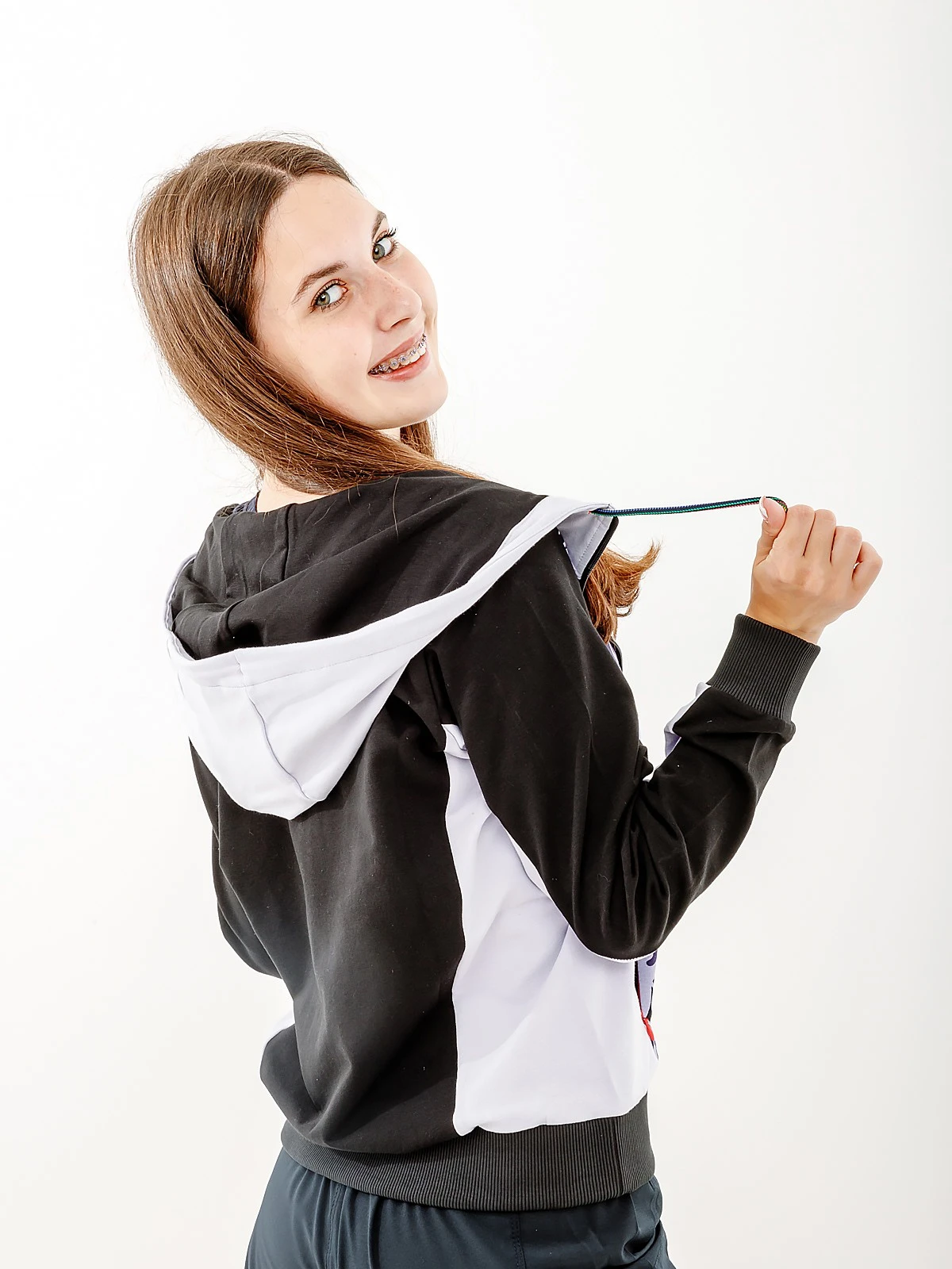 Кофта жіночі Australian Flowers Hoodie Elastic Fleece Insert Jacket (LSDGC0009-465) — фото 3