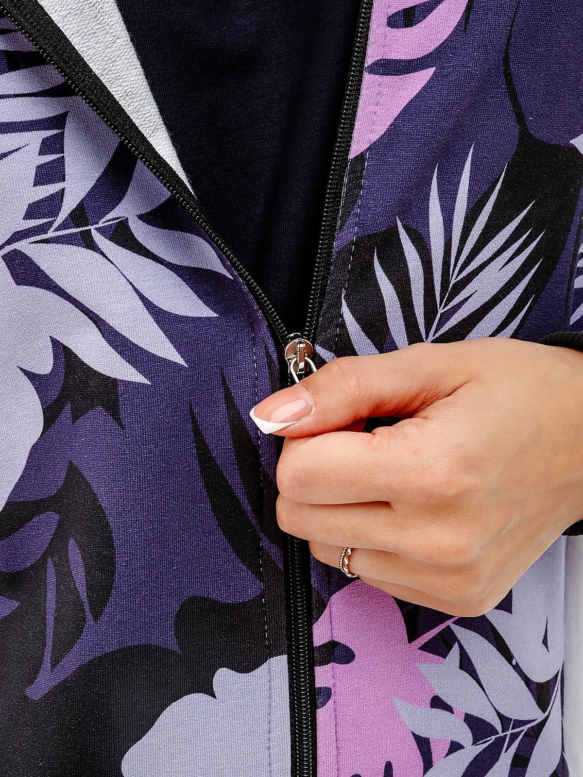 Кофта жіночі Australian Flowers Hoodie Elastic Fleece Insert Jacket (LSDGC0009-465) — фото 4