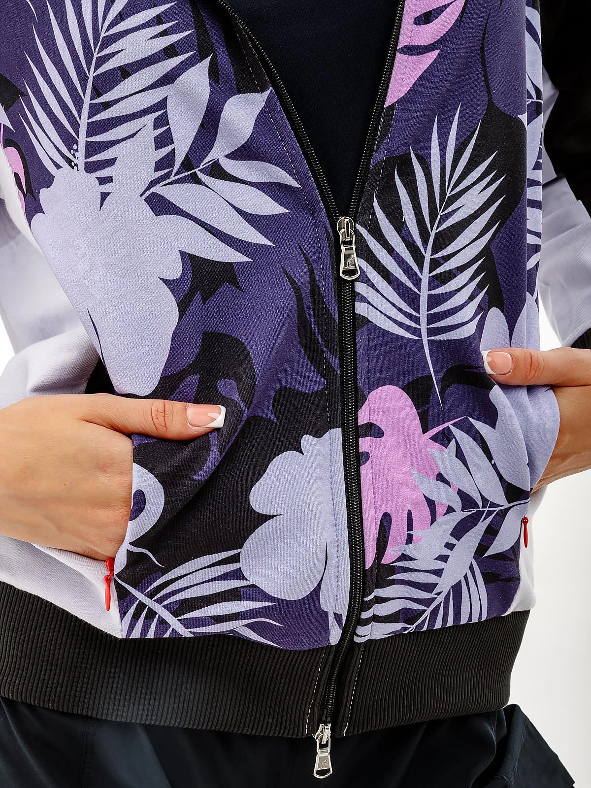 Кофта жіночі Australian Flowers Hoodie Elastic Fleece Insert Jacket (LSDGC0009-465) — фото 5