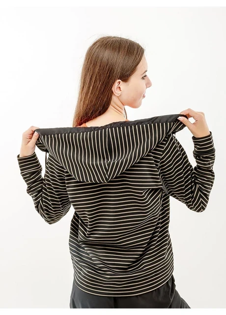 Кофта жіночі Australian Stripes Hoodie Polyviscosa (LSDGC0010-003) — фото 3