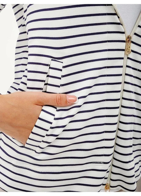 Кофта жіночі Australian Stripes Hoodie Polyviscosa Jacket (LSDGC0010-010) — фото 4