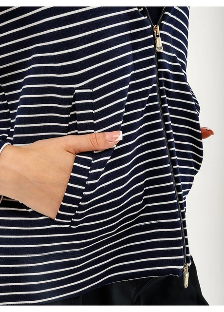 Кофта жіночі Australian Stripes Hoodie Polyviscosa (LSDGC0010-020) — фото 5