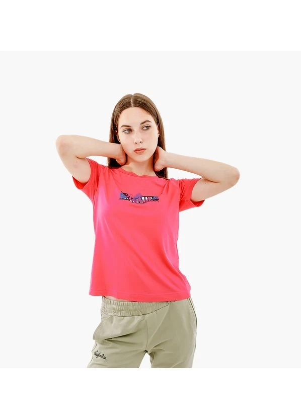 Футболка жіноча Australian Logo Flowers Tee Jersey (LSDTS0027-227) — фото 2