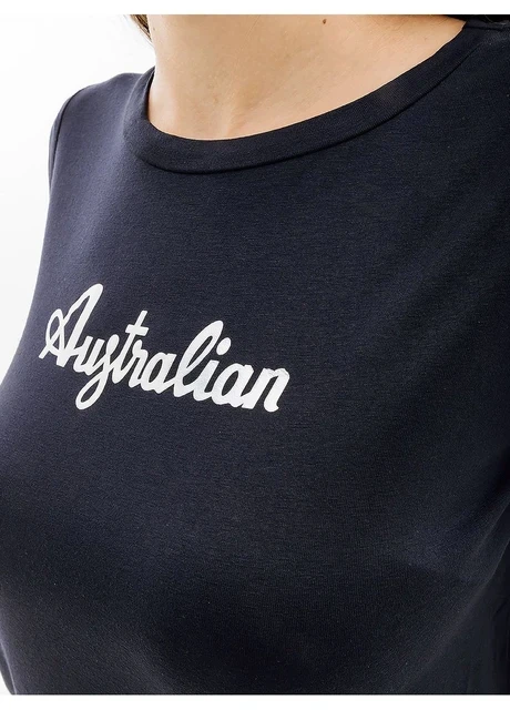 Футболка жіноча Australian Cotton Tee Holographic Logo Blue (LSDTS0030-200) — фото 4
