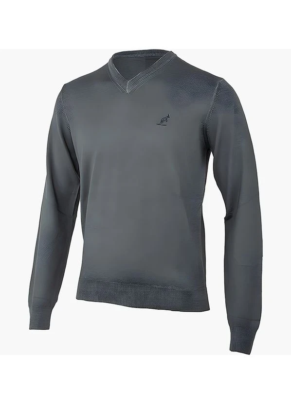 Кофта чоловіча Australian Sweater Merinos V Neck Grey (LSUMA0009-022) — фото 2