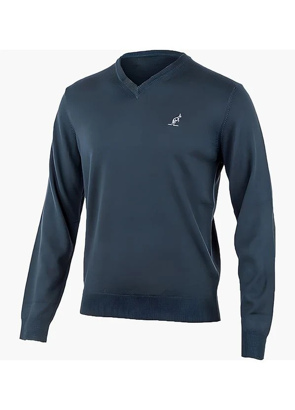 Кофта чоловіча Australian Sweater Merinos V Neck Blue (LSUMA0009-061) — фото 2