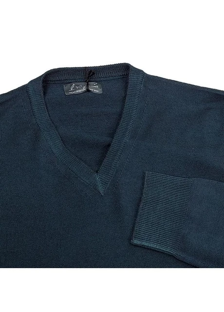 Кофта чоловіча Australian Sweater Merinos V Neck Blue (LSUMA0009-061) — фото 4