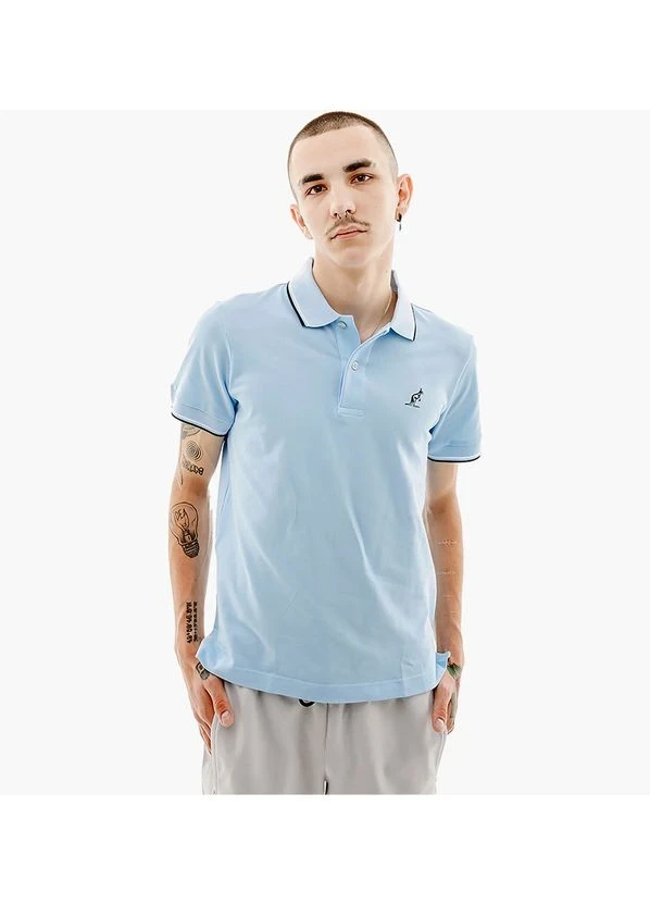 Футболка чоловіча Australian 2-Stripe Pique' Polo S-Fit (LSUPO0004-440) — фото 2