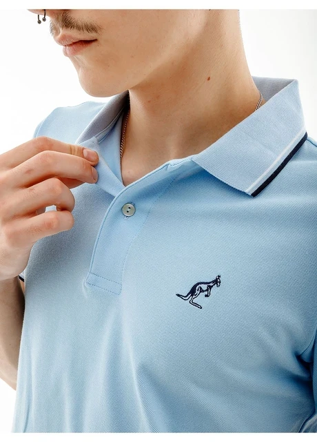 Футболка чоловіча Australian 2-Stripe Pique' Polo S-Fit (LSUPO0004-440) — фото 4