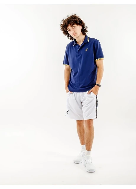 Футболка чоловіча Australian Two-Stripes Polo Tech Pique R-Fit Blue (LSUPO0006-842A) — фото 5