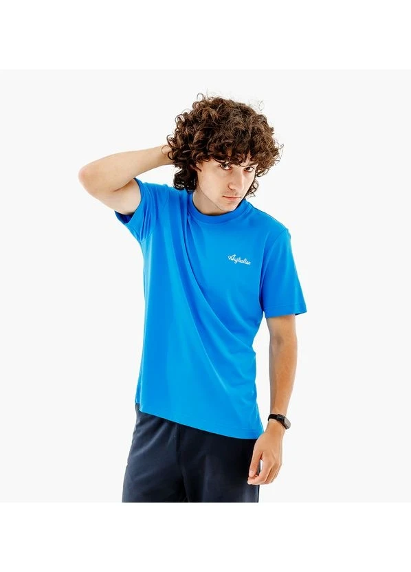 Футболка чоловіча Australian Easy Tech Pique T-Shirt R-Fit Light Blue (LSUTS0003-626) — фото 2