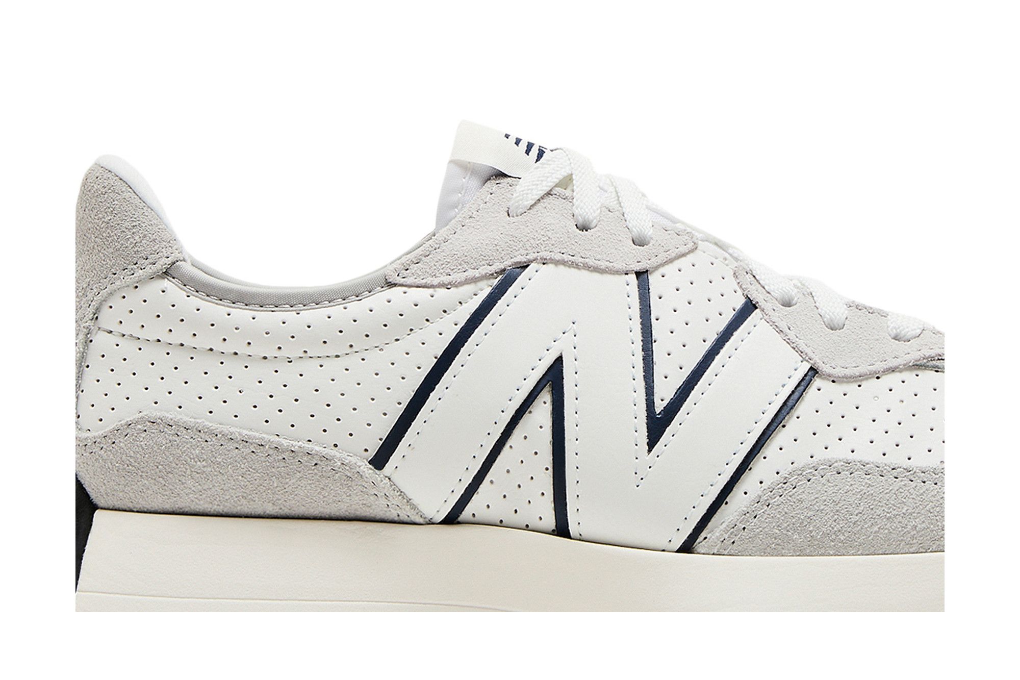 Кросівки чоловічі New Balance 327 Leather White & Grey (MS327NH) — фото 4