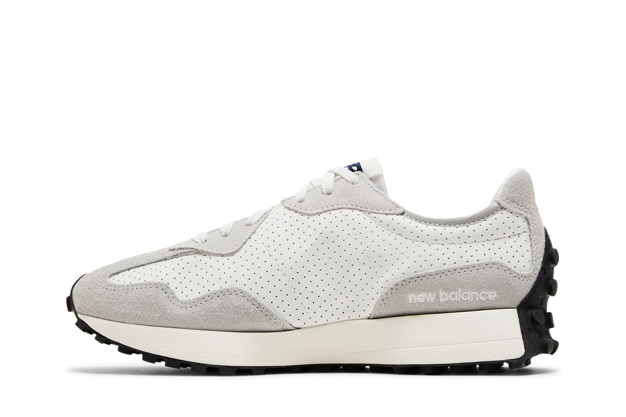 Кросівки чоловічі New Balance 327 Leather White & Grey (MS327NH) — фото 5