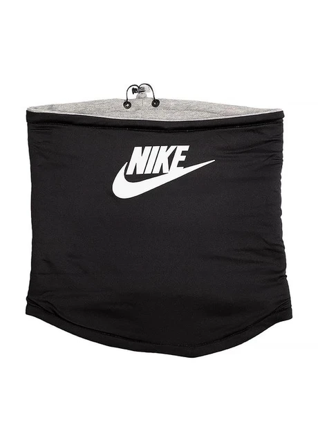 БАФ NIKE NECKWARMER REVERSIBLE CLUB FLEECE DK GREY HEATHER/BLACK/WHITE OSFM — фото 3