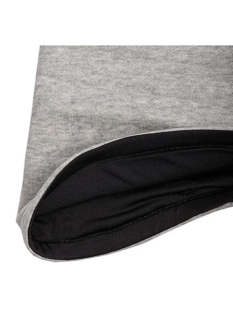 БАФ NIKE NECKWARMER REVERSIBLE CLUB FLEECE DK GREY HEATHER/BLACK/WHITE OSFM — фото 4