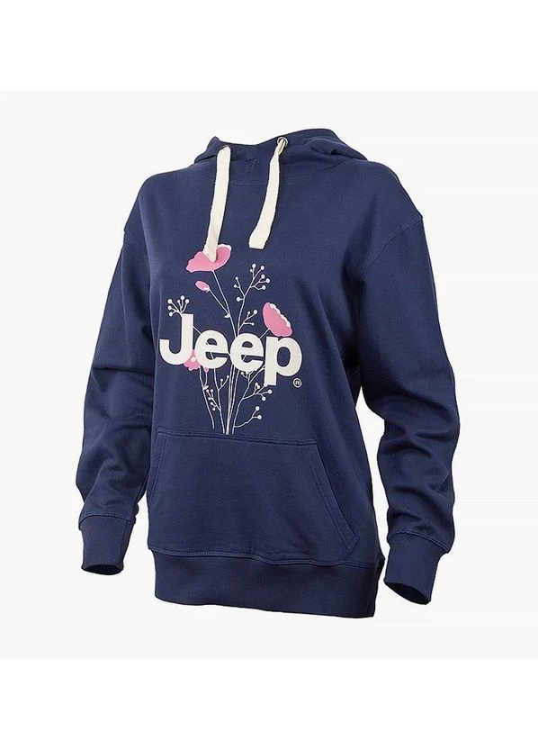 Кофта жіночі Jeep Hooded Oversize Sweatshirt Botanical Print (O102606-A184) — фото 2