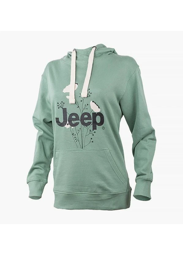 Кофта жіночі Jeep Hooded Oversize Sweatshirt Botanical Print (O102606-E854) — фото 2