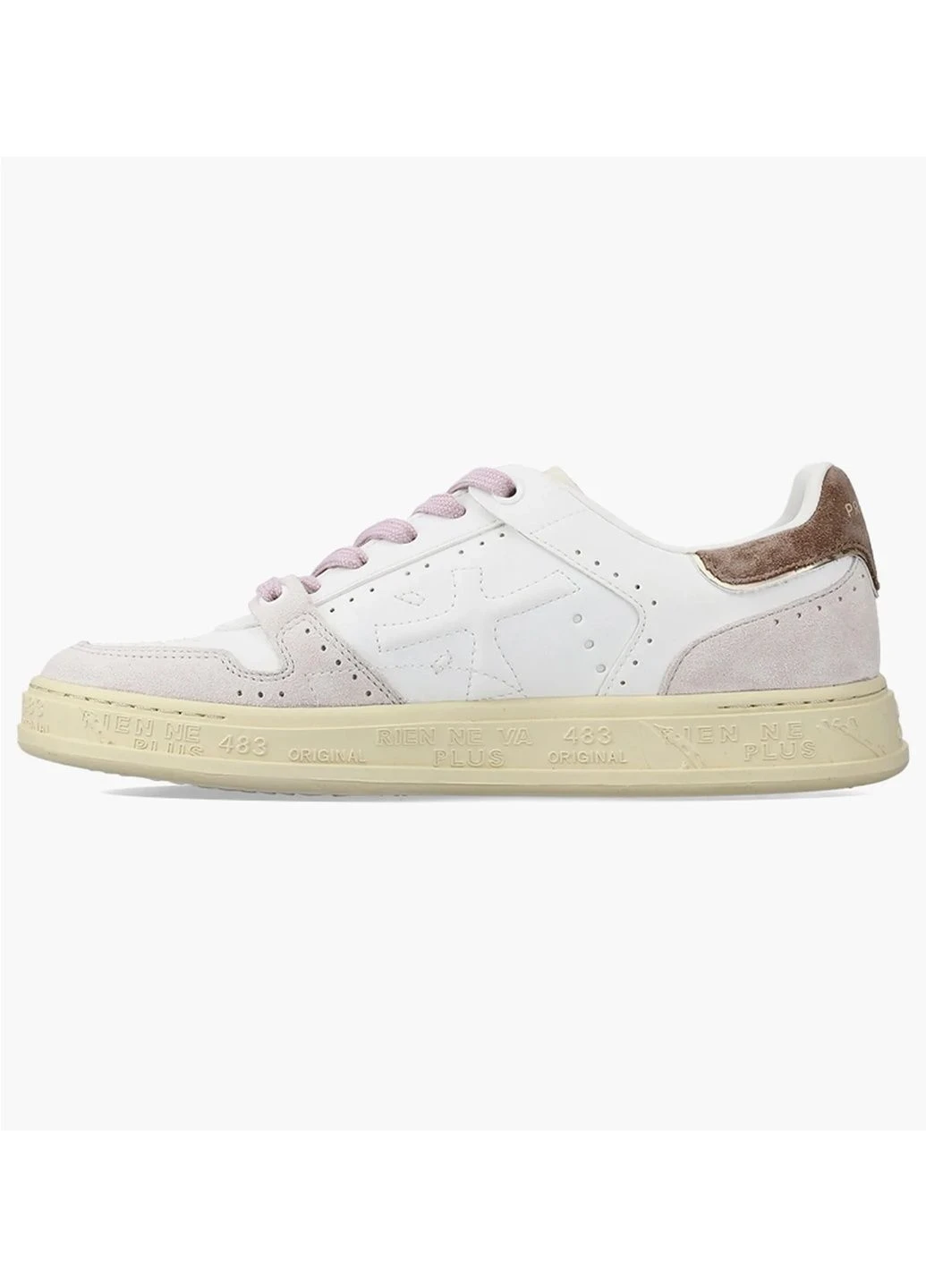Кросівки жіночі Premiata Quinn Var.7649 White/Beige (QUINND-7649) — фото 1