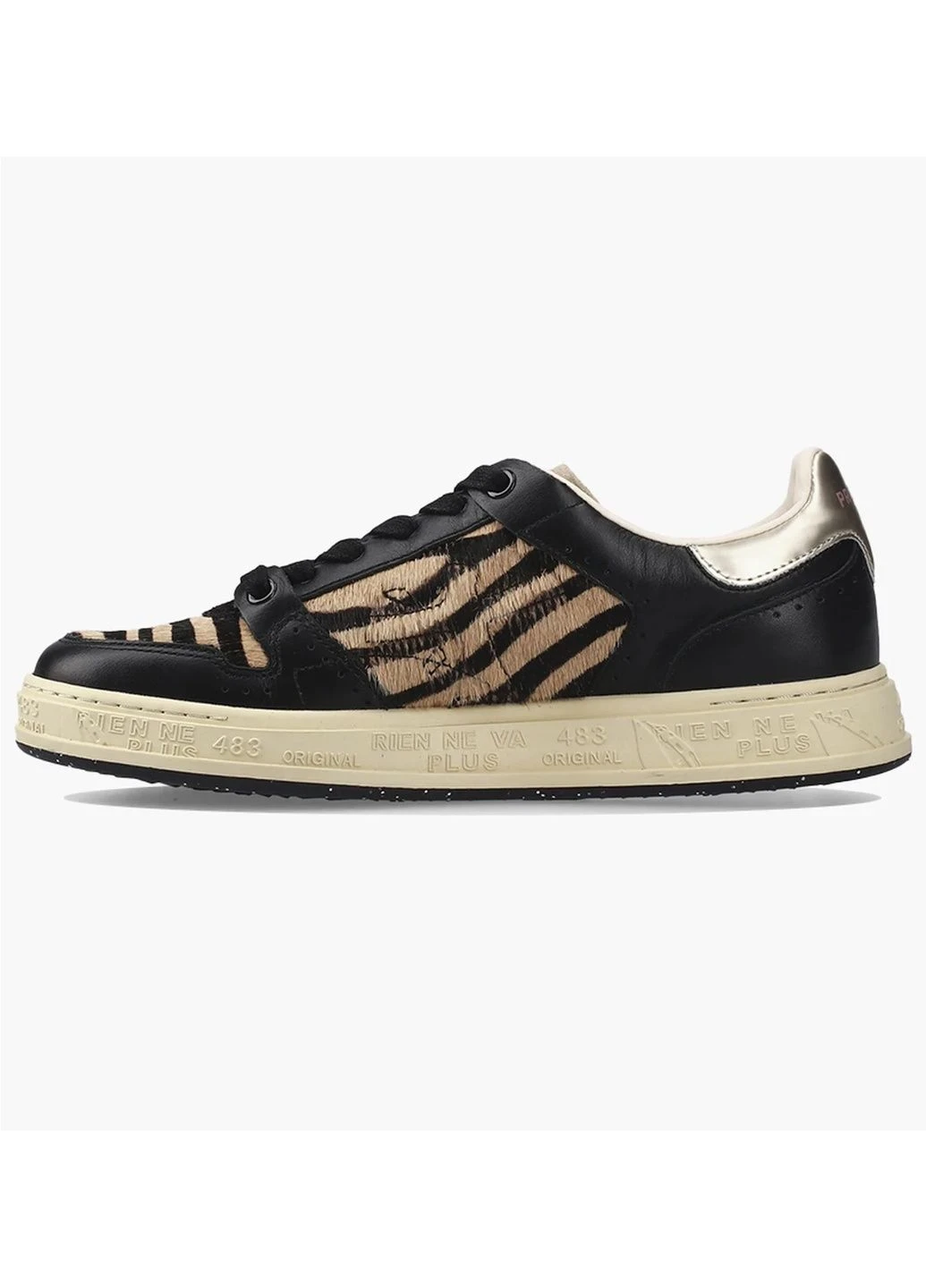 Кросівки жіночі Premiata Quinn Var.7656 Black/Brown (QUINND-7656) — фото 1