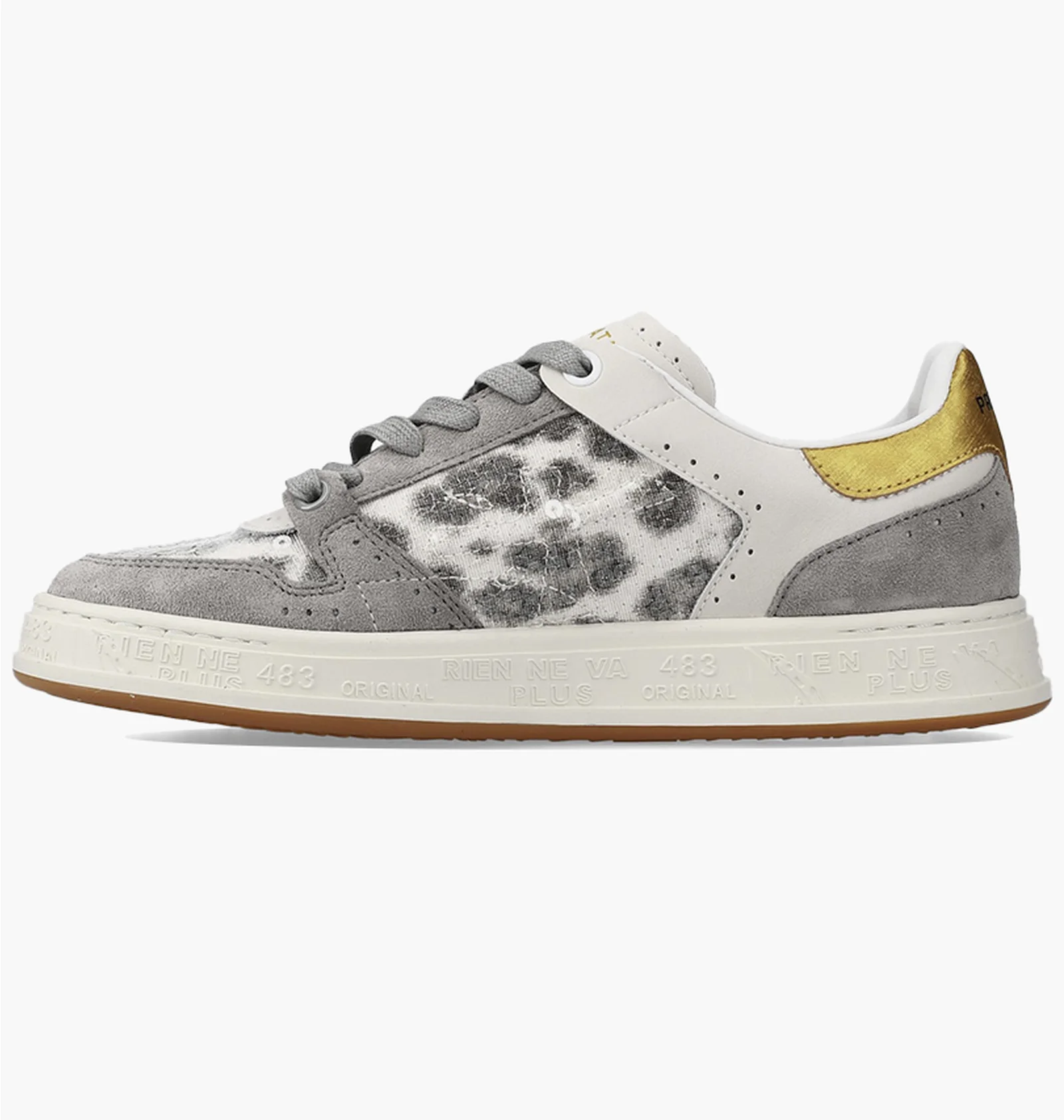 Кросівки жіночі Premiata Quinn Var.7657 Grey/Beige (QUINND-7657) — фото 1