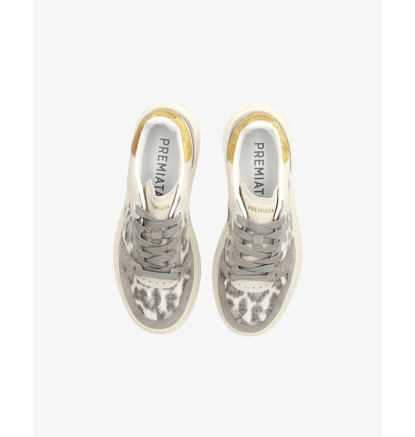Кросівки жіночі Premiata Quinn Var.7657 Grey/Beige (QUINND-7657) — фото 7
