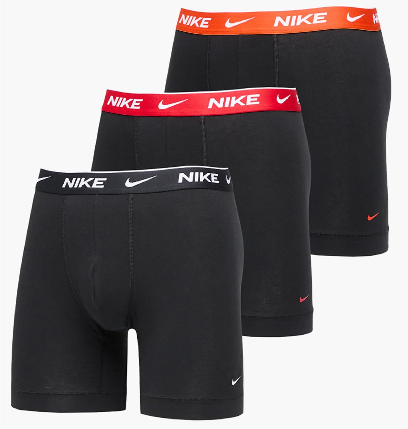 Труси чоловічі Nike Dri-Fit Everyday Cotton Stretch Boxer Brief Black (3 ) (0000KE1007-GCV) — фото 1