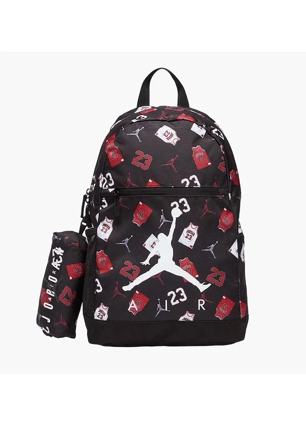 Рюкзак Jordan With Pencil Case Black/Multi (9B0503-W0G) — фото 1