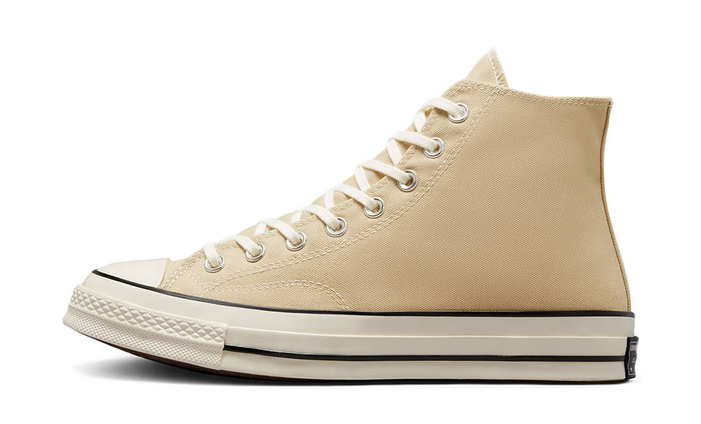 Кеди Converse Chuck Taylor Vintage 70 HI Oat Milk Egret Black — фото 1