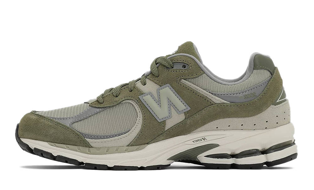 Кросівки чоловічі New Balance 2002 Grey/Olive — фото 1