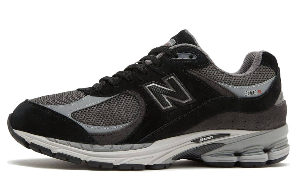 Кросівки чоловічі New Balance 2002R Black/Grey — фото 1