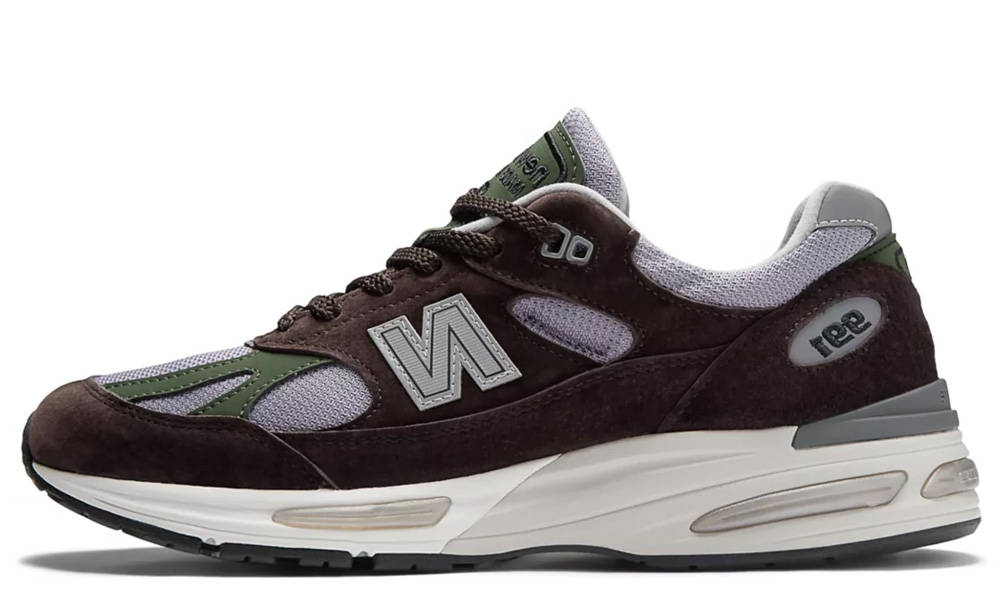 Кросівки унісекс New Balance 991V2 Made In Uk Brown (U991BP2) — фото 1