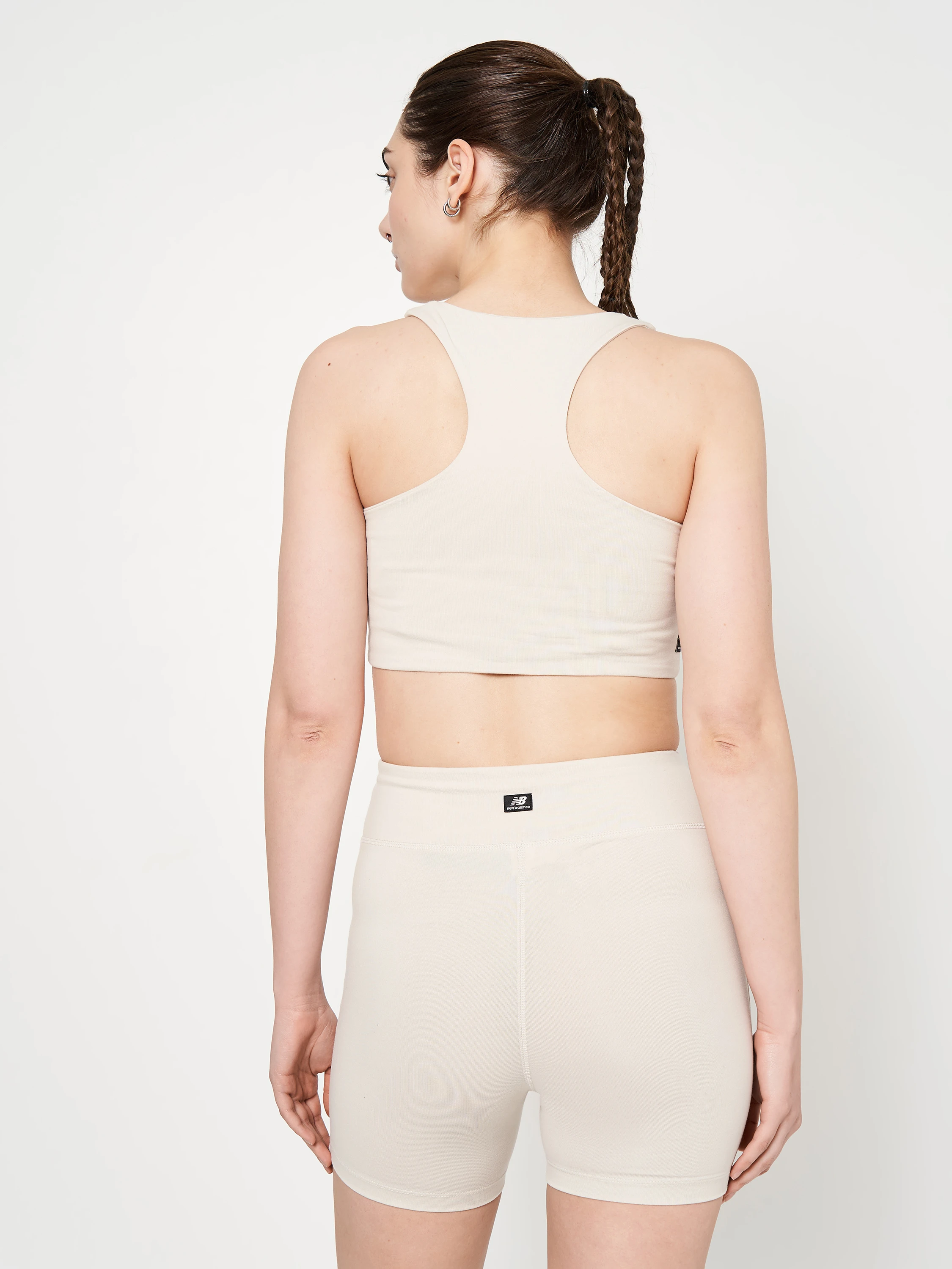Спортивний топ жіночий New Balance Essentials Reimagined Bra White (WB31500MBM) — фото 4