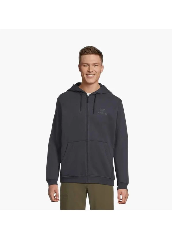 Кофта чоловіча Arc'teryx Emblem Fleece Full-Zip Hoody Sapphire Grey (X00000992901) — фото 1