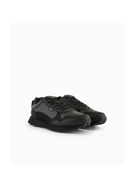Кросівки чоловічі Armani Exchange Tone-On-Tone Black (XUX205-XV869-K001) — фото 4