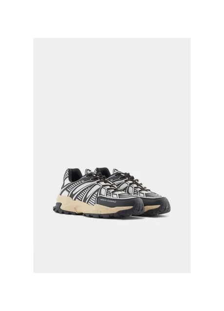 Кросівки чоловічі Armani Exchange Sneakers Grey (XUX238-XV907-U313) — фото 3