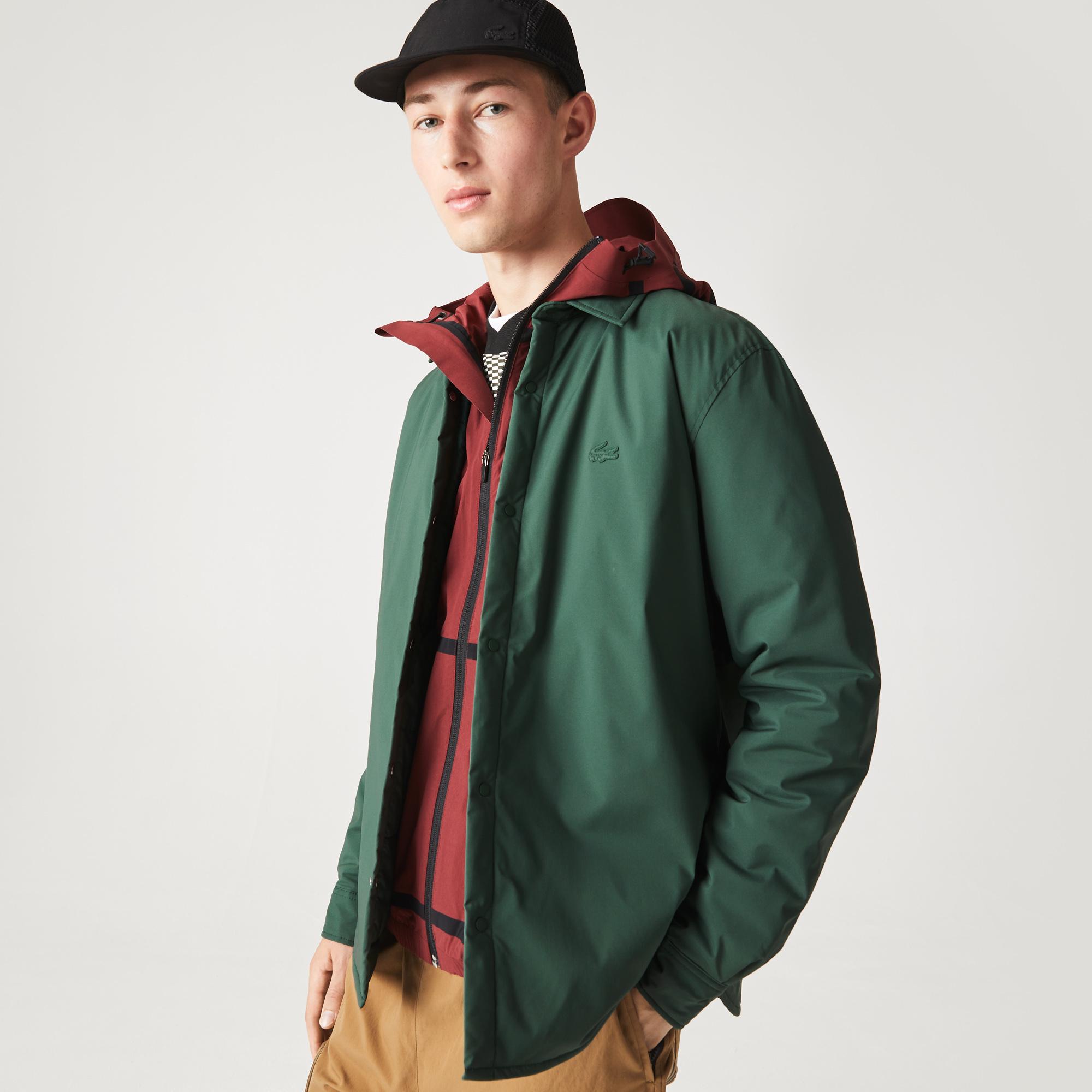 Водовідштовхувальна сорочка Lacoste Men's Overshirt Green — фото 1