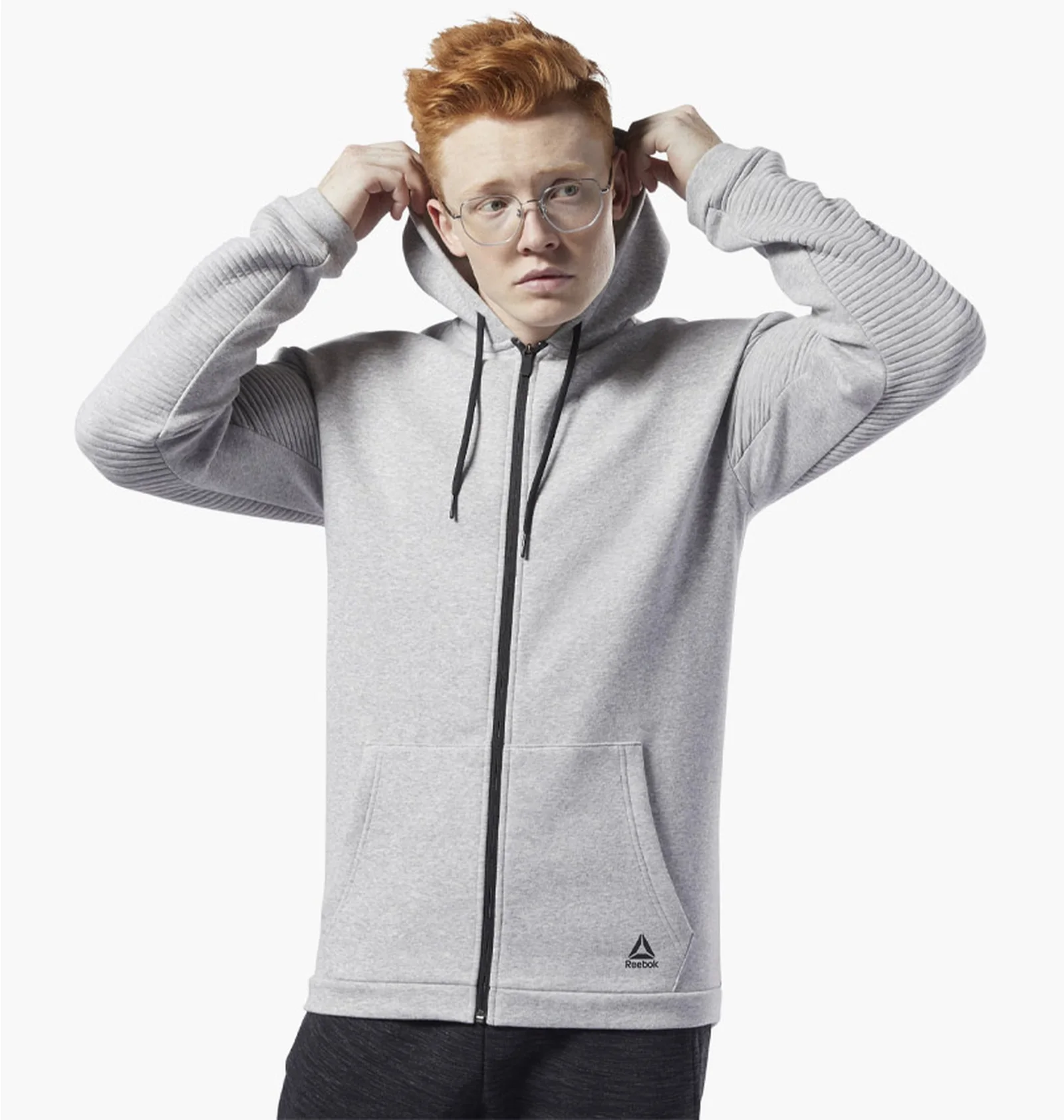 Кофта чоловіча Reebok Workout Ready Full-Zip Fleece (EC0897) — фото 1