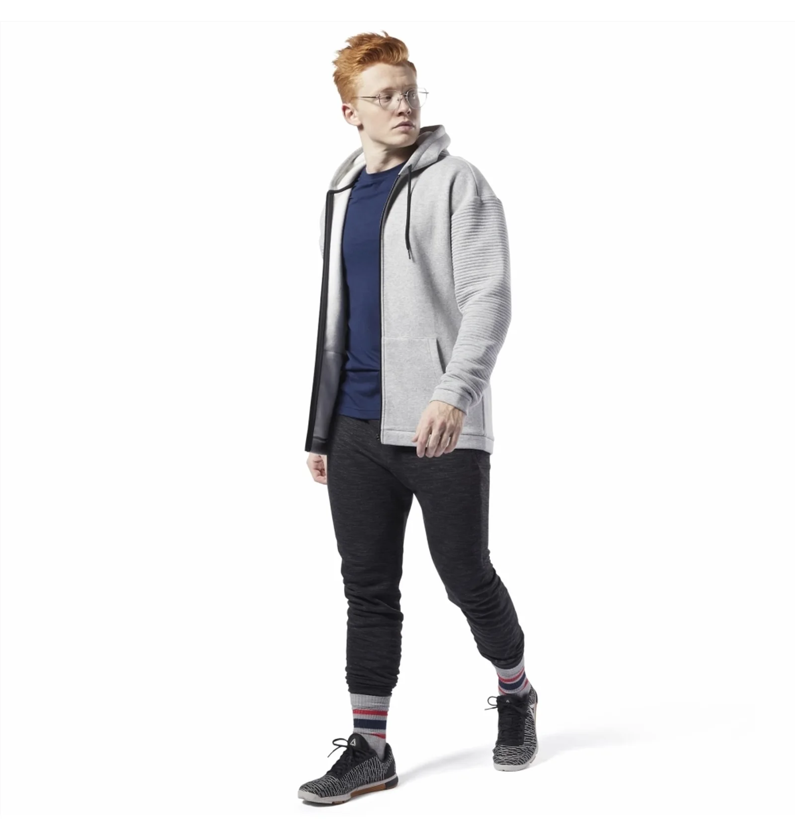 Кофта чоловіча Reebok Workout Ready Full-Zip Fleece (EC0897) — фото 8
