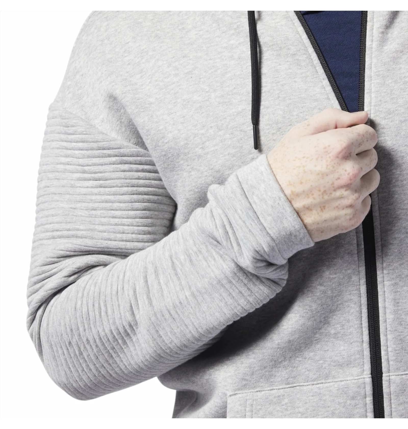 Кофта чоловіча Reebok Workout Ready Full-Zip Fleece (EC0897) — фото 12