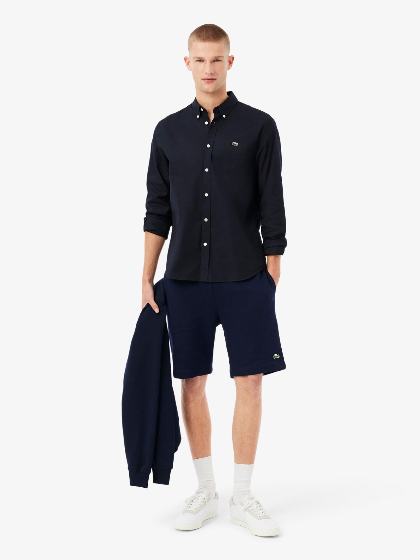 Шорти Lacoste Organic Brushed Cotton Fleece Blue — фото 6