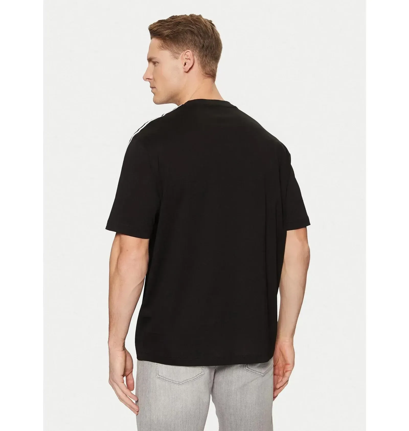 Чорна футболка ARMANI EXCHANGE — фото 4